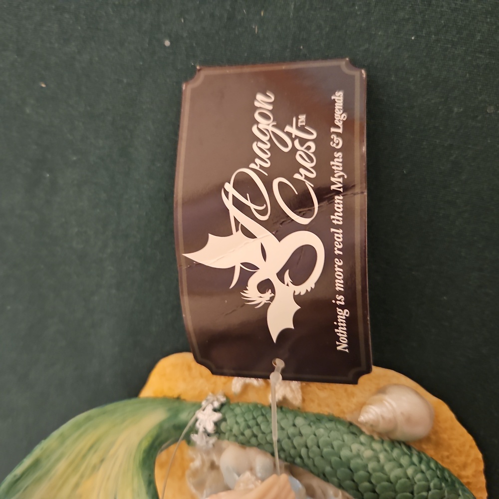 Dragon Crest Mermaid Figurines Table Accent Decor - Picture 11 of 12